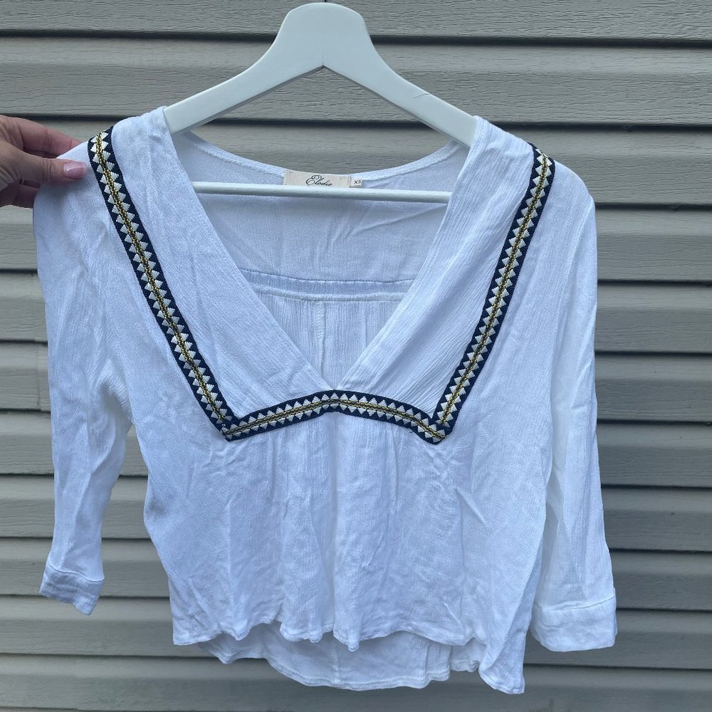 Relaxed beach cover up/top  - linen like